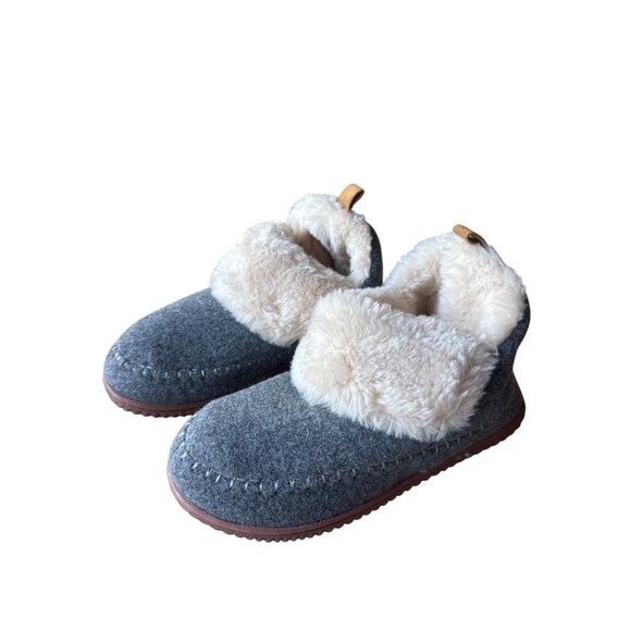 Dearfoams Womens Energy Return Slippers Size 7-8 Medium Faux Fur Lined - Picture 2 of 9